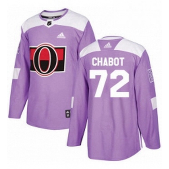 Mens Adidas Ottawa Senators 72 Thomas Chabot Authentic Purple Fights Cancer Practice NHL Jersey Mens Adidas Ottawa Senators 72 Thomas Chabot Authentic Purple Fights Cancer Practice NHL Jersey