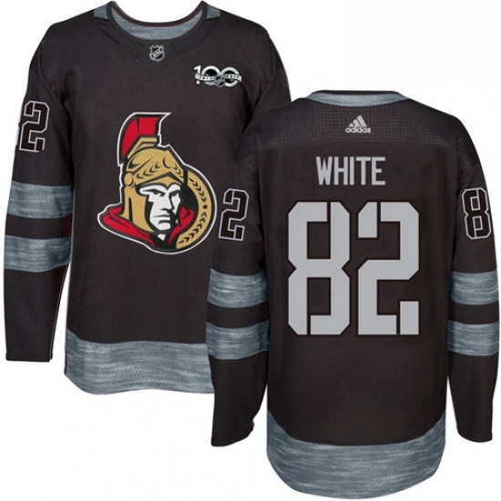 Mens Adidas Ottawa Senators 82 Colin White Authentic Black 1917 2017 100th Anniversary NHL Jersey Mens Adidas Ottawa Senators 82 Colin White Authentic Black 1917 2017 100th Anniversary NHL Jersey