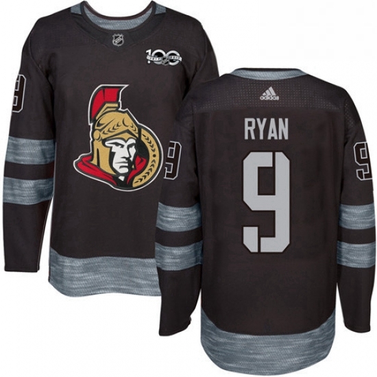 Mens Adidas Ottawa Senators 9 Bobby Ryan Authentic Black 1917 2017 100th Anniversary NHL Jersey Mens Adidas Ottawa Senators 9 Bobby Ryan Authentic Black 1917 2017 100th Anniversary NHL Jersey