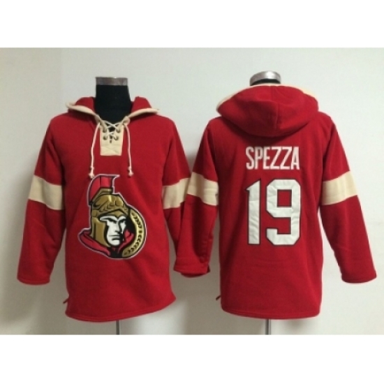 NHL Ottawa Senators #19 Jason Spezza Red jerseys(Pullover Hoodie) NHL Ottawa Senators #19 Jason Spezza Red jerseys(Pullover Hoodie)