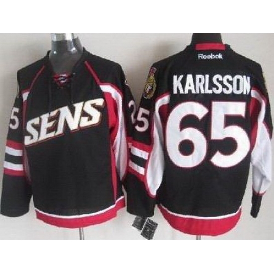 Ottawa Senators 65 Erik Karlsson Black NHL Jerseys Ottawa Senators 65 Erik Karlsson Black NHL Jerseys