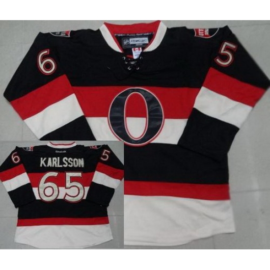 Ottawa Senators 65 Erik Karlsson Black Ottawa Senators 65 Erik Karlsson Black