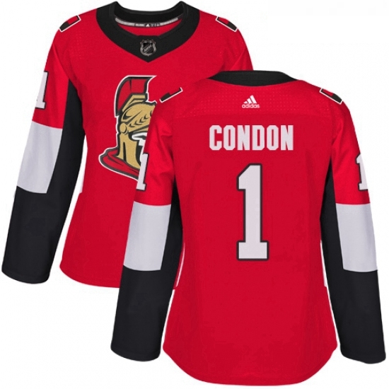 Womens Adidas Ottawa Senators 1 Mike Condon Premier Red Home NHL Jersey Womens Adidas Ottawa Senators 1 Mike Condon Premier Red Home NHL Jersey