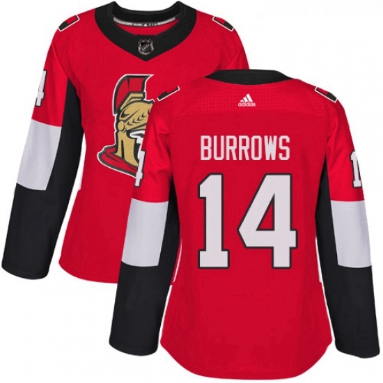 Womens Adidas Ottawa Senators 14 Alexandre Burrows Authentic Red Home NHL Jersey Womens Adidas Ottawa Senators 14 Alexandre Burrows Authentic Red Home NHL Jersey
