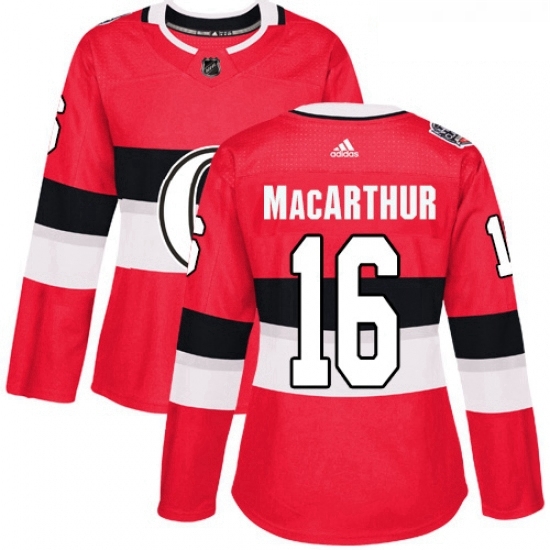 Womens Adidas Ottawa Senators 16 Clarke MacArthur Authentic Red 2017 100 Classic NHL Jersey Womens Adidas Ottawa Senators 16 Clarke MacArthur Authentic Red 2017 100 Classic NHL Jersey