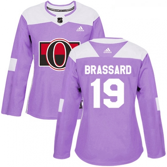 Womens Adidas Ottawa Senators 19 Derick Brassard Authentic Purple Fights Cancer Practice NHL Jersey Womens Adidas Ottawa Senators 19 Derick Brassard Authentic Purple Fights Cancer Practice NHL Jersey