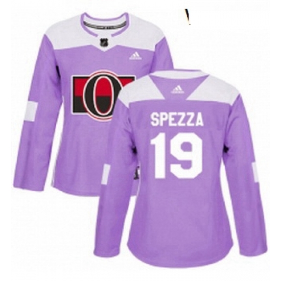 Womens Adidas Ottawa Senators 19 Jason Spezza Authentic Purple Fights Cancer Practice NHL Jersey Womens Adidas Ottawa Senators 19 Jason Spezza Authentic Purple Fights Cancer Practice NHL Jersey