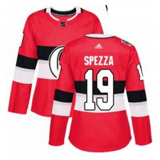 Womens Adidas Ottawa Senators 19 Jason Spezza Authentic Red 2017 100 Classic NHL Jersey Womens Adidas Ottawa Senators 19 Jason Spezza Authentic Red 2017 100 Classic NHL Jersey