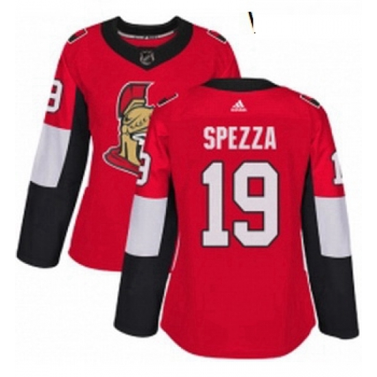 Womens Adidas Ottawa Senators 19 Jason Spezza Authentic Red Home NHL Jersey Womens Adidas Ottawa Senators 19 Jason Spezza Authentic Red Home NHL Jersey