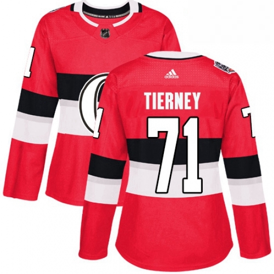 Womens Adidas Ottawa Senators 71 Chris Tierney Authentic Red 2017 100 Classic NHL Jersey Womens Adidas Ottawa Senators 71 Chris Tierney Authentic Red 2017 100 Classic NHL Jersey