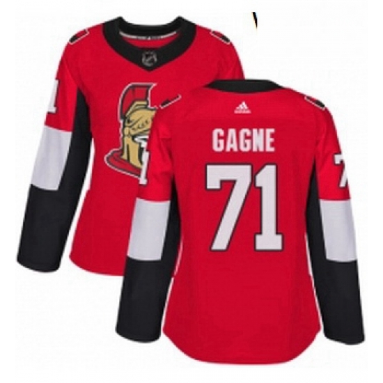 Womens Adidas Ottawa Senators 71 Gabriel Gagne Premier Red Home NHL Jersey Womens Adidas Ottawa Senators 71 Gabriel Gagne Premier Red Home NHL Jersey