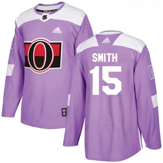 Youth Adidas Ottawa Senators 15 Zack Smith Authentic Purple Fights Cancer Practice NHL Jersey Youth Adidas Ottawa Senators 15 Zack Smith Authentic Purple Fights Cancer Practice NHL Jersey