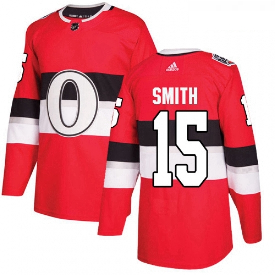 Youth Adidas Ottawa Senators 15 Zack Smith Authentic Red 2017 100 Classic NHL Jersey Youth Adidas Ottawa Senators 15 Zack Smith Authentic Red 2017 100 Classic NHL Jersey