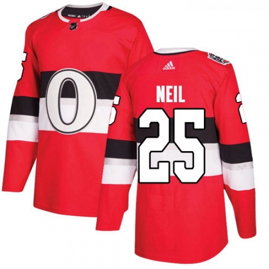 Youth Adidas Ottawa Senators 25 Chris Neil Authentic Red 2017 100 Classic NHL Jersey Youth Adidas Ottawa Senators 25 Chris Neil Authentic Red 2017 100 Classic NHL Jersey