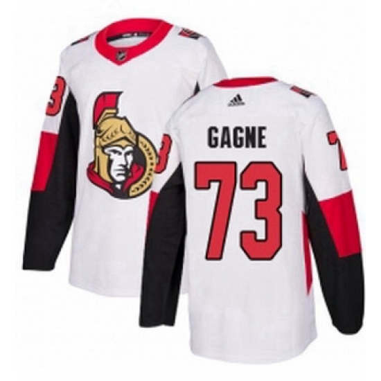 Youth Adidas Ottawa Senators 73 Gabriel Gagne Authentic White Away NHL Jersey Youth Adidas Ottawa Senators 73 Gabriel Gagne Authentic White Away NHL Jersey