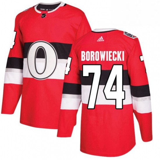 Youth Adidas Ottawa Senators 74 Mark Borowiecki Authentic Red 2017 100 Classic NHL Jersey Youth Adidas Ottawa Senators 74 Mark Borowiecki Authentic Red 2017 100 Classic NHL Jersey