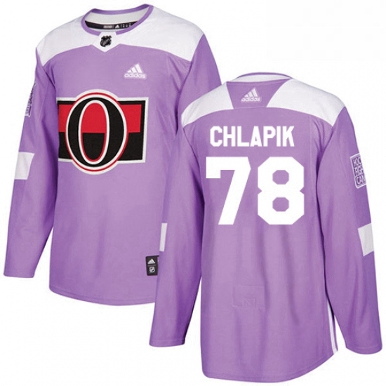 Youth Adidas Ottawa Senators 78 Filip Chlapik Authentic Purple Fights Cancer Practice NHL Jersey Youth Adidas Ottawa Senators 78 Filip Chlapik Authentic Purple Fights Cancer Practice NHL Jersey