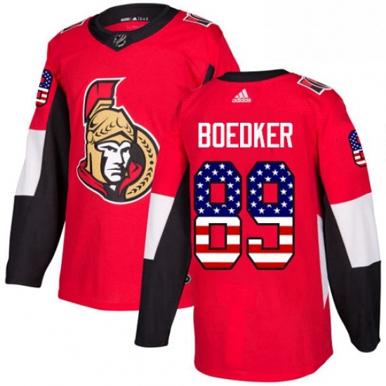 Youth Adidas Ottawa Senators 89 Mikkel Boedker Authentic Red USA Flag Fashion NHL Jersey Youth Adidas Ottawa Senators 89 Mikkel Boedker Authentic Red USA Flag Fashion NHL Jersey