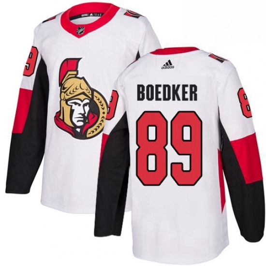Youth Adidas Ottawa Senators 89 Mikkel Boedker Authentic White Away NHL Jersey Youth Adidas Ottawa Senators 89 Mikkel Boedker Authentic White Away NHL Jersey
