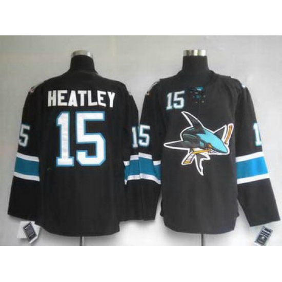 Jerseys San Jose Sharks 15 HEATLEY black Third Jerseys Jerseys San Jose Sharks 15 HEATLEY black Third Jerseys