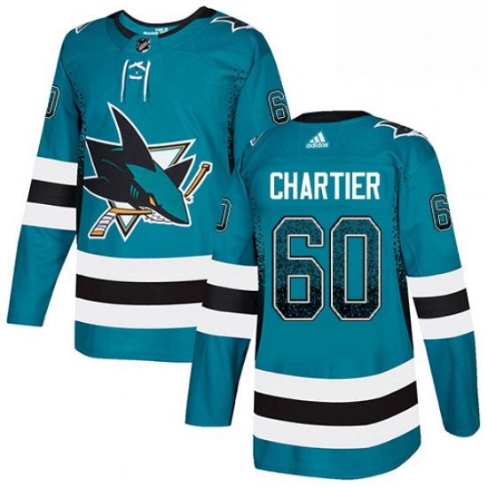 Mens Adidas San Jose Sharks 60 Rourke Chartier Authentic Teal Drift Fashion NHL Jersey Mens Adidas San Jose Sharks 60 Rourke Chartier Authentic Teal Drift Fashion NHL Jersey