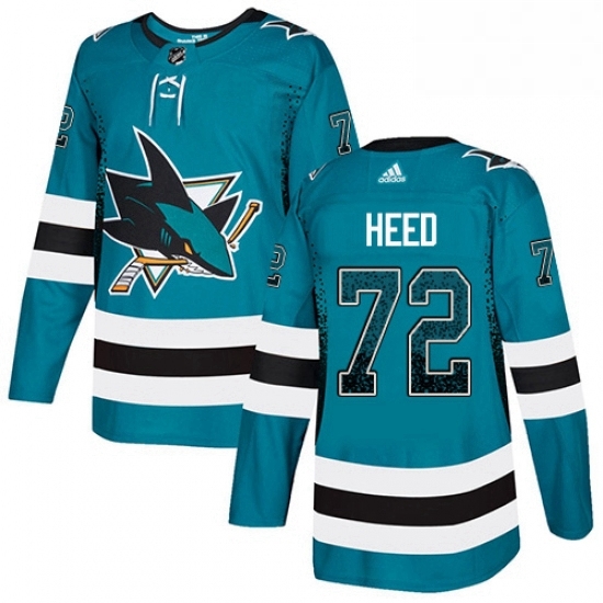 Mens Adidas San Jose Sharks 72 Tim Heed Authentic Teal Drift Fashion NHL Jersey Mens Adidas San Jose Sharks 72 Tim Heed Authentic Teal Drift Fashion NHL Jersey