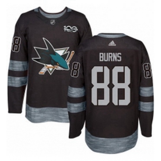Mens Adidas San Jose Sharks 88 Brent Burns Premier Black 1917 2017 100th Anniversary NHL Jersey Mens Adidas San Jose Sharks 88 Brent Burns Premier Black 1917 2017 100th Anniversary NHL Jersey