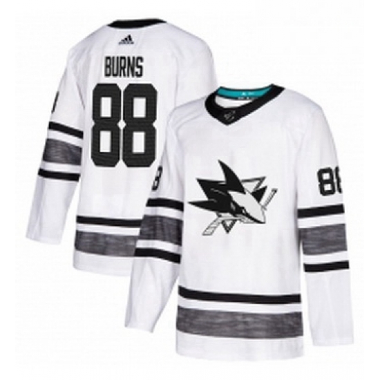 Mens Adidas San Jose Sharks 88 Brent Burns White 2019 All Star Game Parley Authentic Stitched NHL Jersey Mens Adidas San Jose Sharks 88 Brent Burns White 2019 All Star Game Parley Authentic Stitched NHL Jersey