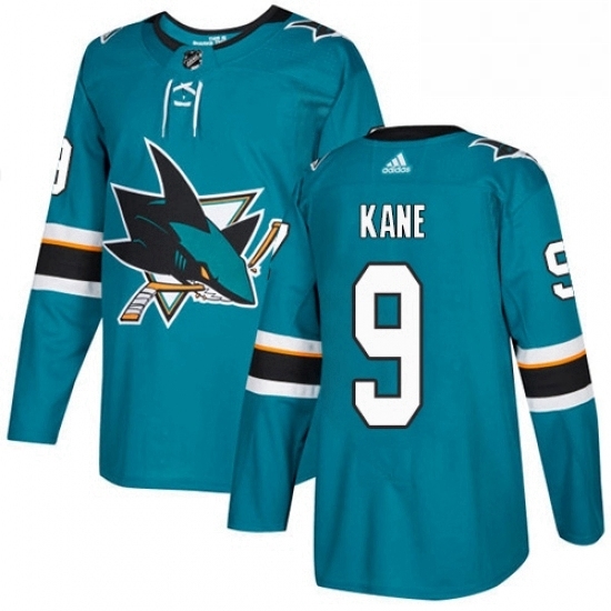 Mens Adidas San Jose Sharks 9 Evander Kane Authentic Teal Green Home NHL Jersey Mens Adidas San Jose Sharks 9 Evander Kane Authentic Teal Green Home NHL Jersey