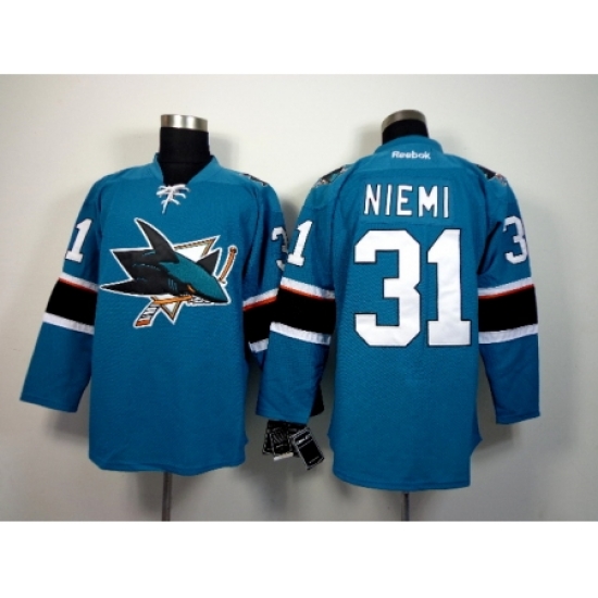 NHL San Jose Sharks #31 Niemi 2015 Winter Classic Blue Jerseys NHL San Jose Sharks #31 Niemi 2015 Winter Classic Blue Jerseys