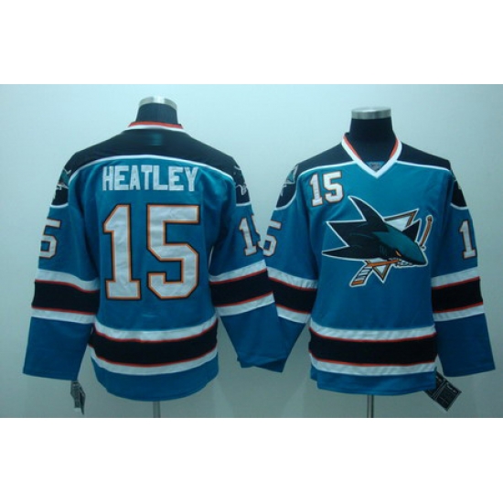 San Jose Sharks 15 heatley blue Jerseys San Jose Sharks 15 heatley blue Jerseys