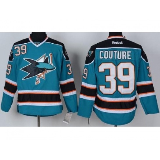 San Jose Sharks 39 Logan Couture Green NHL Jersey San Jose Sharks 39 Logan Couture Green NHL Jersey