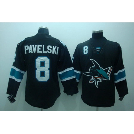 San Jose Sharks 8 Joe pavelski black jerseys San Jose Sharks 8 Joe pavelski black jerseys