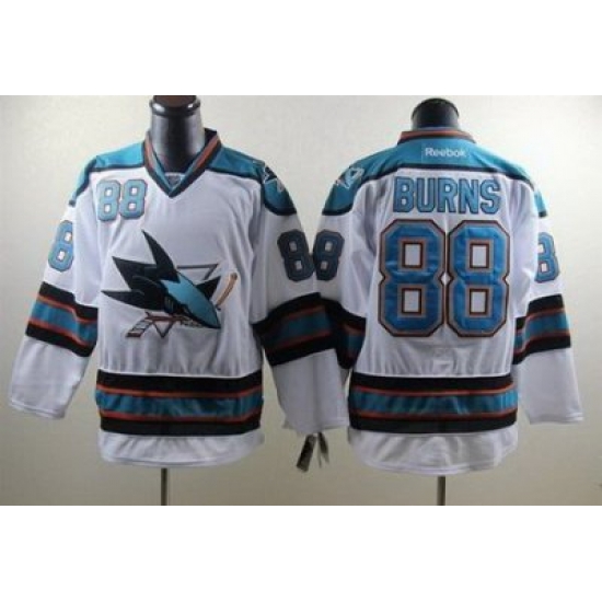 San Jose Sharks #88 Brent Burns white Jersey San Jose Sharks #88 Brent Burns white Jersey