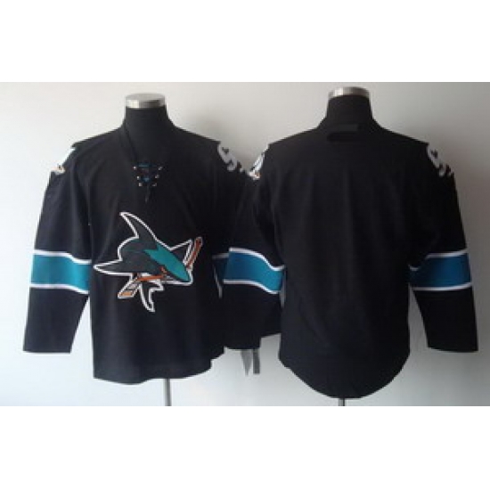 San Jose Sharks Blank Black Hockey Jerseys San Jose Sharks Blank Black Hockey Jerseys