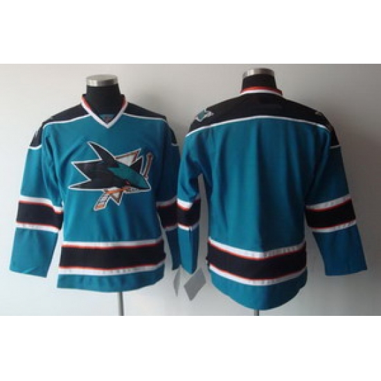 San Jose Sharks Blank Blue Hockey Jerseys San Jose Sharks Blank Blue Hockey Jerseys