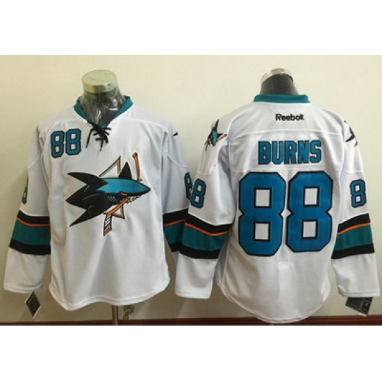 Sharks #88 Brent Burns White Stitched NHL Jersey Sharks #88 Brent Burns White Stitched NHL Jersey