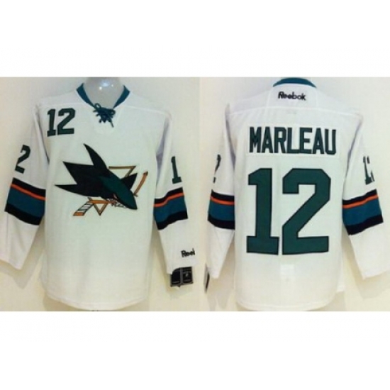 Kids San Jose Sharks 12 Patrick Marleau White NHL Hockey Jersey New Style Kids San Jose Sharks 12 Patrick Marleau White NHL Hockey Jersey New Style