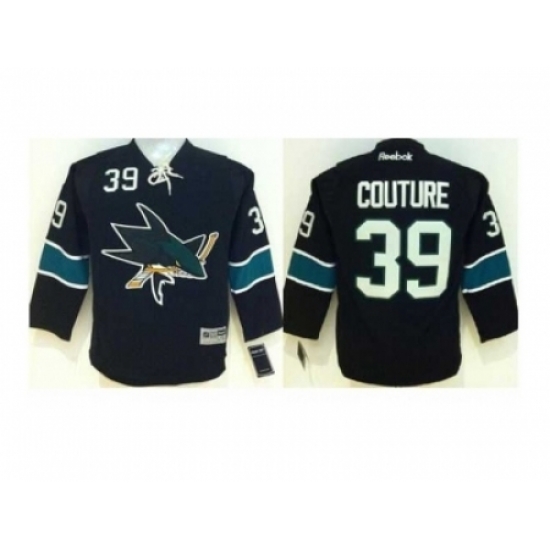 Youth NHL San Jose Sharks 39 Logan Couture black Jersey Youth NHL San Jose Sharks 39 Logan Couture black Jersey