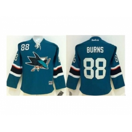 Youth NHL San Jose Sharks 88 Brent Burns green Jersey Youth NHL San Jose Sharks 88 Brent Burns green Jersey
