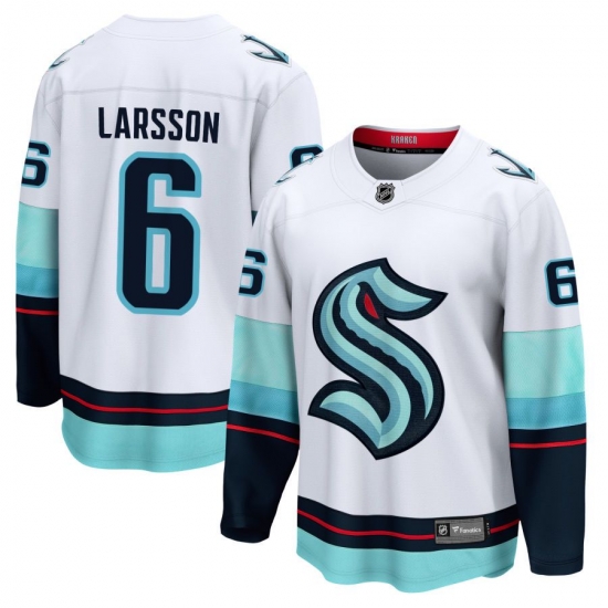 Men Seattle Kraken 6 Adam Larsson White 2024 25 Home Stitched Hockey Jersey Men Seattle Kraken 6 Adam Larsson White 2024 25 Home Stitched Hockey Jersey