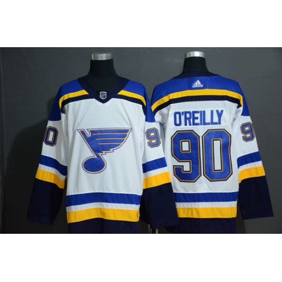 Blues 90 Ryan O 27Reilly White Adidas Jersey Blues 90 Ryan O 27Reilly White Adidas Jersey