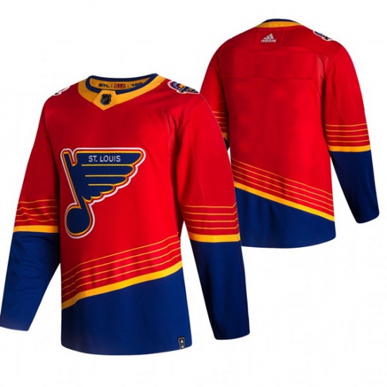 Men St Louis Blues Blank Red Adidas 2020 21 Reverse Retro Alternate NHL Jersey Men St Louis Blues Blank Red Adidas 2020 21 Reverse Retro Alternate NHL Jersey