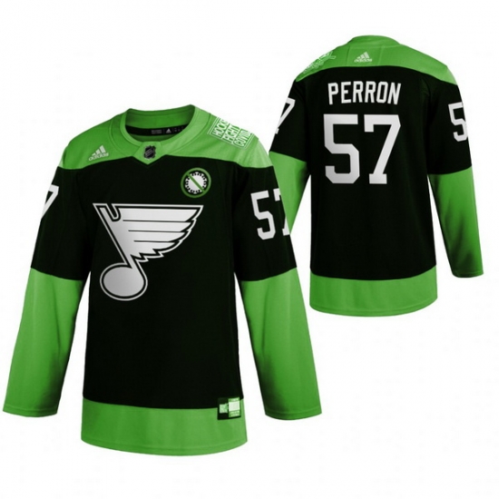 Men St.Louis Blues 57 David Perron Green 2020 Adidas Jersey Men St.Louis Blues 57 David Perron Green 2020 Adidas Jersey