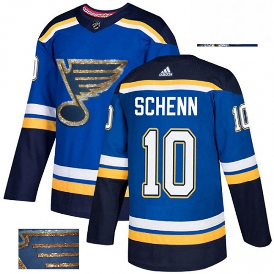 Mens Adidas St Louis Blues 10 Brayden Schenn Authentic Royal Blue Fashion Gold NHL Jersey Mens Adidas St Louis Blues 10 Brayden Schenn Authentic Royal Blue Fashion Gold NHL Jersey