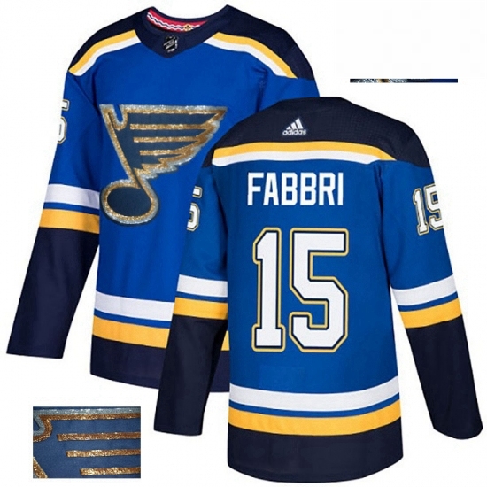 Mens Adidas St Louis Blues 15 Robby Fabbri Authentic Royal Blue Fashion Gold NHL Jersey Mens Adidas St Louis Blues 15 Robby Fabbri Authentic Royal Blue Fashion Gold NHL Jersey