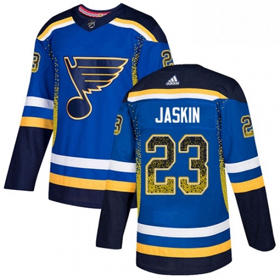 Mens Adidas St Louis Blues 23 Dmitrij Jaskin Authentic Blue Drift Fashion NHL Jersey Mens Adidas St Louis Blues 23 Dmitrij Jaskin Authentic Blue Drift Fashion NHL Jersey