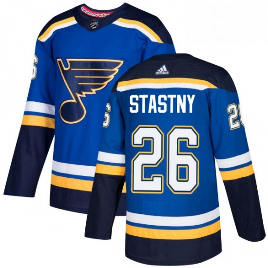 Mens Adidas St Louis Blues 26 Paul Stastny Premier Royal Blue Home NHL Jersey Mens Adidas St Louis Blues 26 Paul Stastny Premier Royal Blue Home NHL Jersey