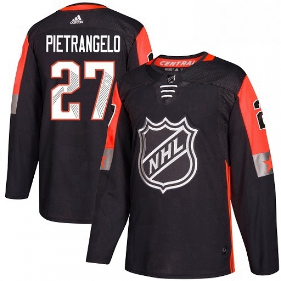 Mens Adidas St Louis Blues 27 Alex Pietrangelo Authentic Black 2018 All Star Central Division NHL Jersey Mens Adidas St Louis Blues 27 Alex Pietrangelo Authentic Black 2018 All Star Central Division NHL Jersey