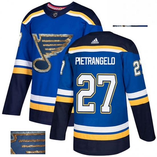 Mens Adidas St Louis Blues 27 Alex Pietrangelo Authentic Royal Blue Fashion Gold NHL Jersey Mens Adidas St Louis Blues 27 Alex Pietrangelo Authentic Royal Blue Fashion Gold NHL Jersey